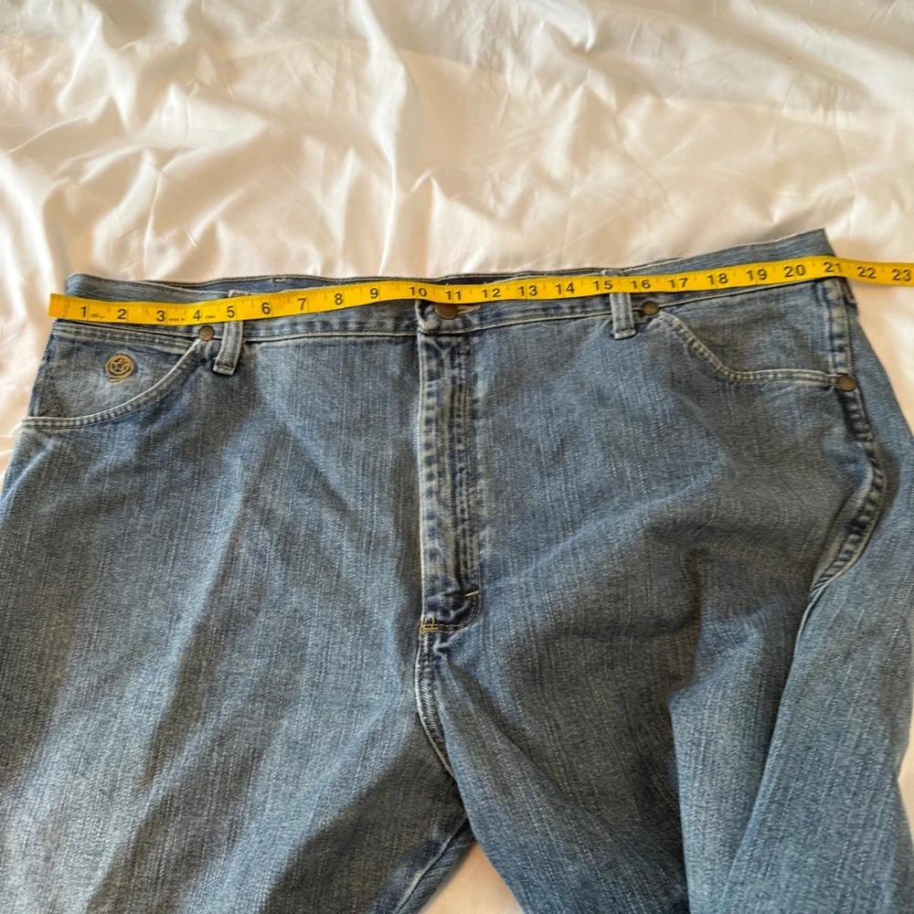 Wrangler George Strait Cowboy Cut Collection Jeans Men 42X30 Blue Straight Denim - Picture 9 of 10